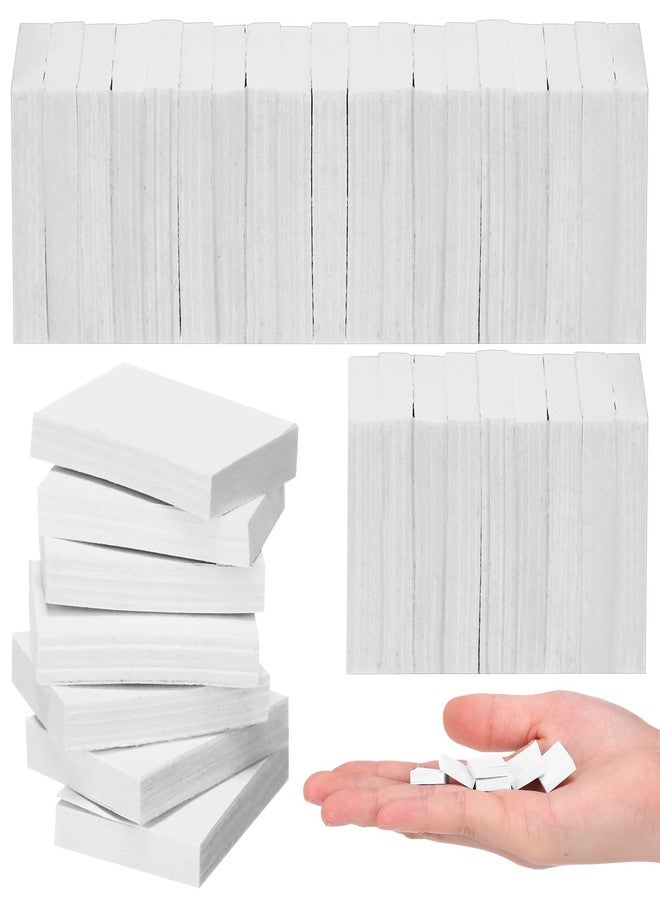 Chivertion 200 Pcs Miniatures White Books Blank Dollhouse Books 1: 12 Scale Mini Book Model DIY Crafting Accessories Tiny House Ornament for Dollhouse Bookshelf Decoration - Image 1